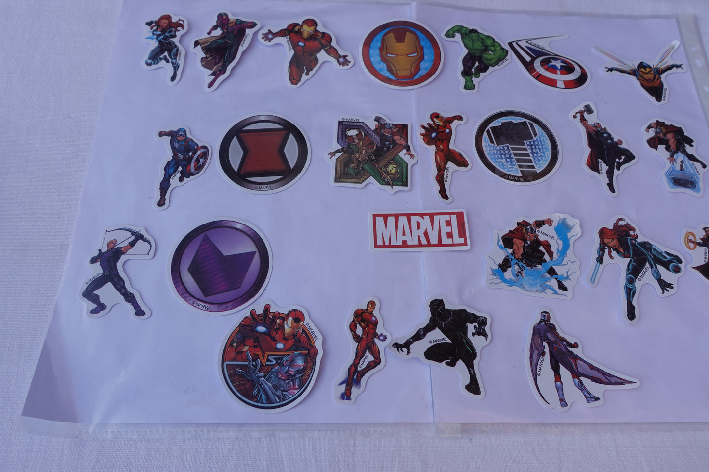 Marvel lotto 50 adesivi