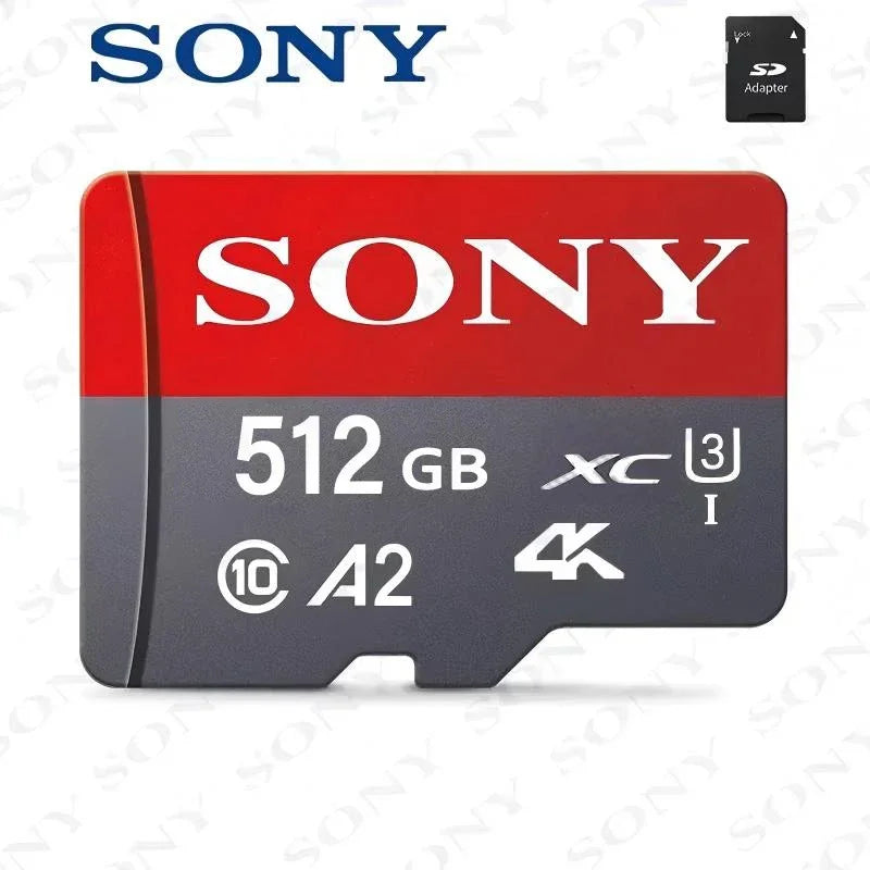 So/ny SD Memory Card High Speed Micro TF SD Card 128GB 1TB 512GB 256GB A2 U3 V30 SD TF Flash Cards For Xiaomi Phone Computer