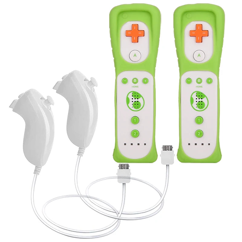 1 Set/2 Set Remote Controller with Nunchuck Controller for Wii Games Control for Wii Console Wireless Gamepad with Motion Plus