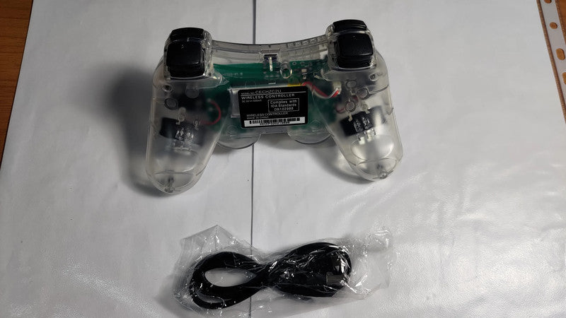 Controller Wireless Trasparente per PlayStation 3 (PS3)