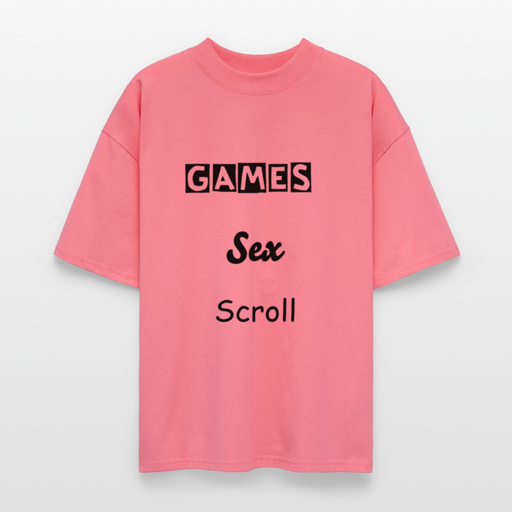 Stanley/Stella Oversized Unisex Organic T-shirt Blaster - pink joy 