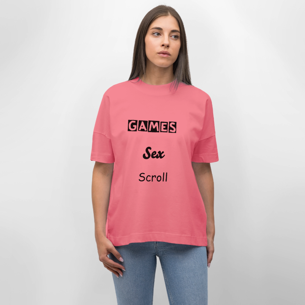 Stanley/Stella Oversized Unisex Organic T-shirt Blaster - pink joy 