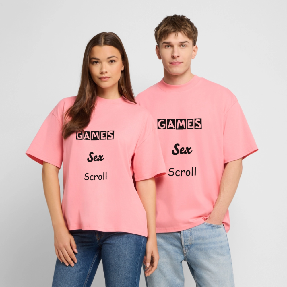 Stanley/Stella Oversized Unisex Organic T-shirt Blaster - pink joy 