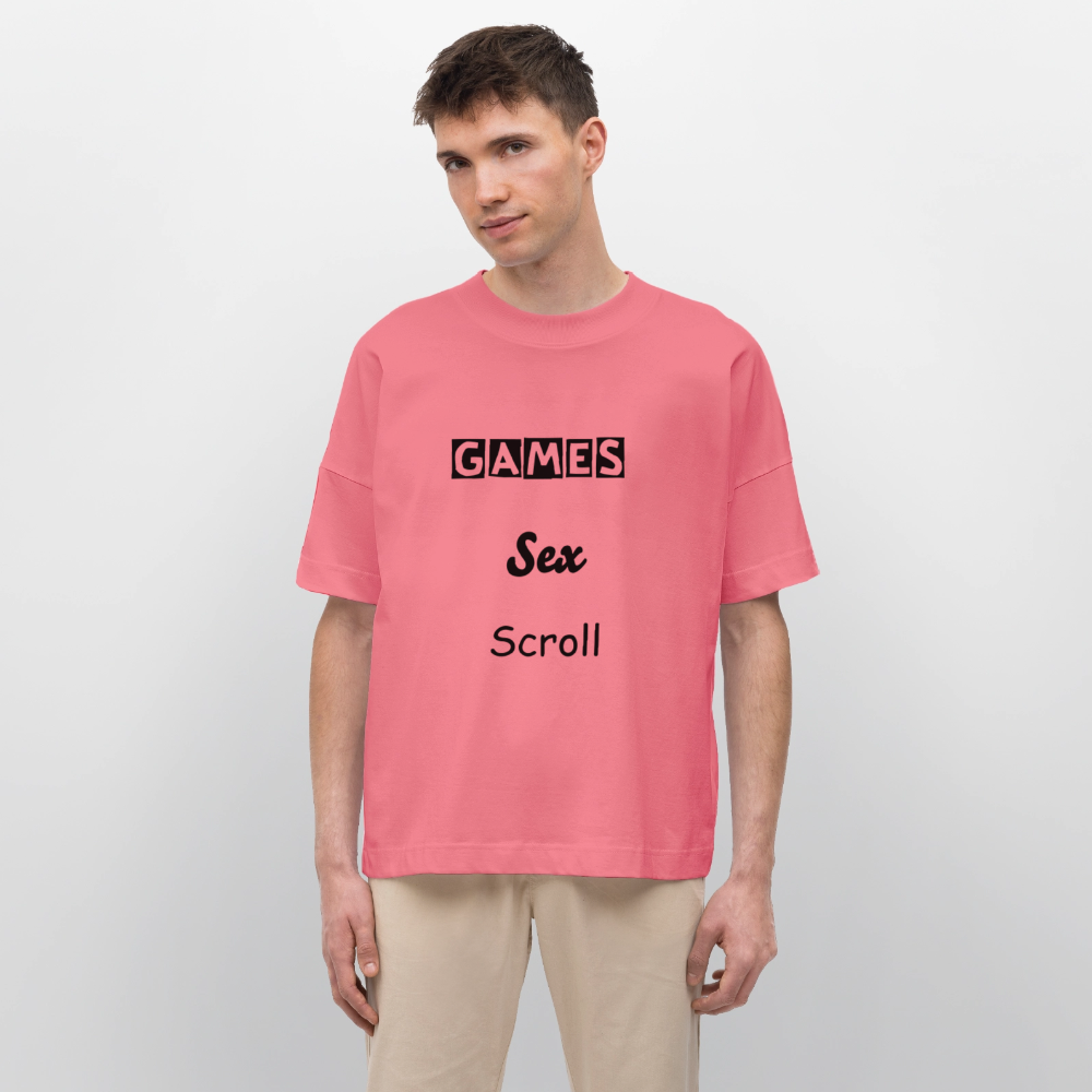 Stanley/Stella Oversized Unisex Organic T-shirt Blaster - pink joy 