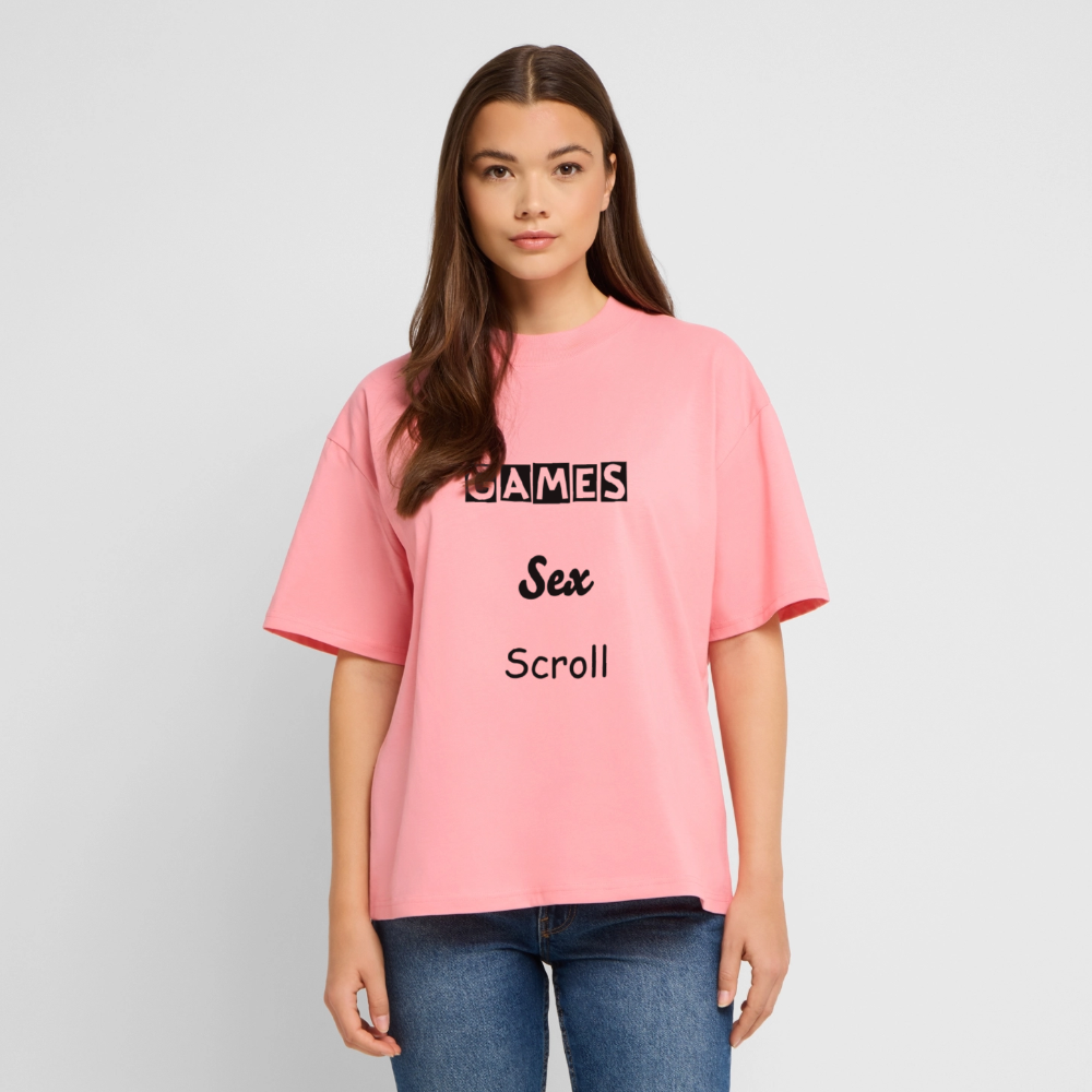 Stanley/Stella Oversized Unisex Organic T-shirt Blaster - pink joy 