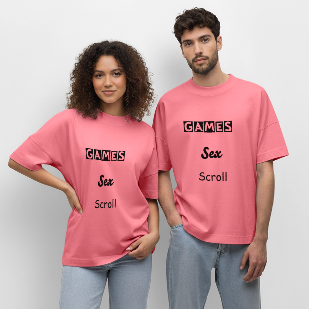 Stanley/Stella Oversized Unisex Organic T-shirt Blaster - pink joy 