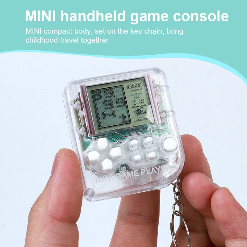 mini console portachiavi portatile diversi giochi
