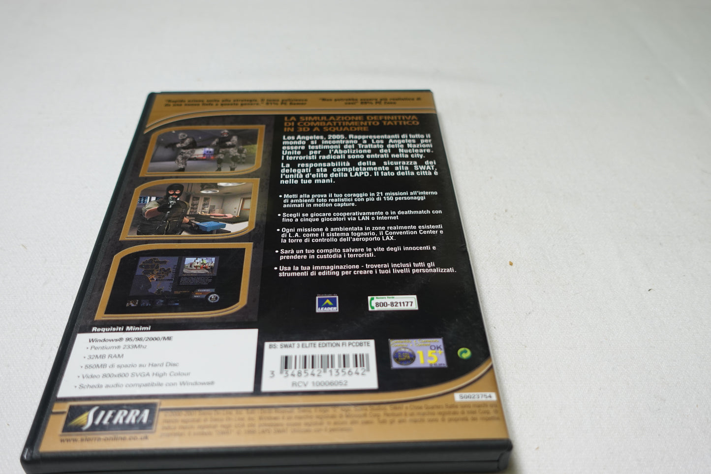 SWAT 3: Close Quarters Battle - Edizione PC