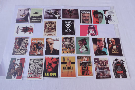 lotto adesivi mondo del cinema Vintage anni 90
