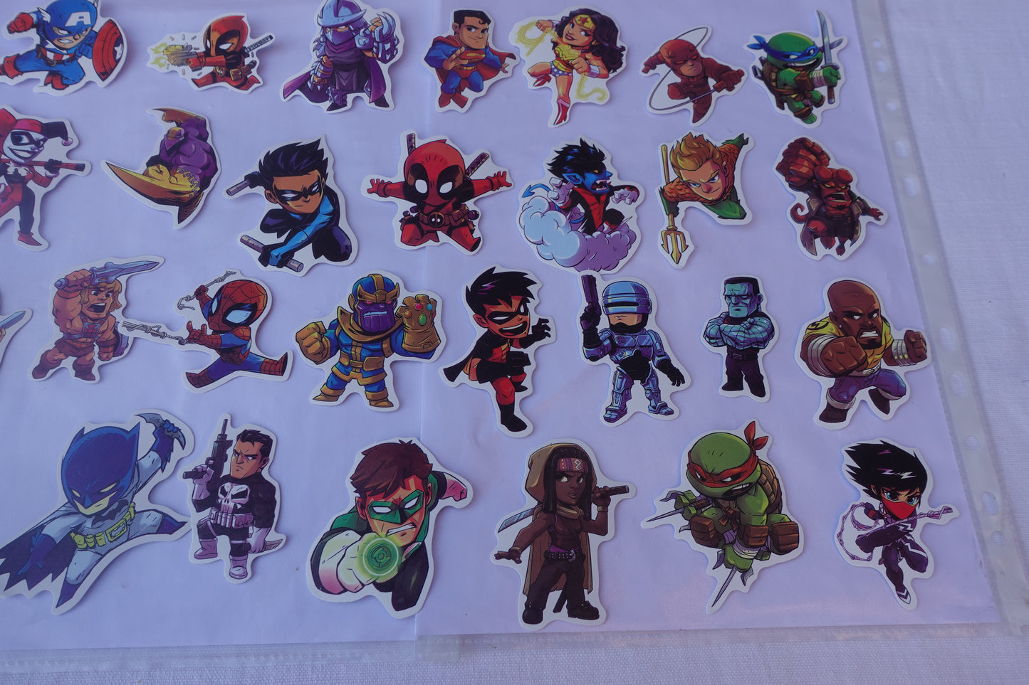 Marvel lotto 50 adesivi