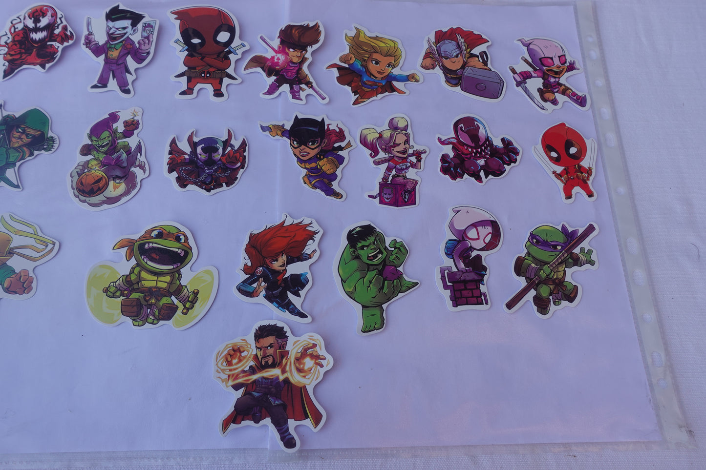 Marvel lotto 50 adesivi