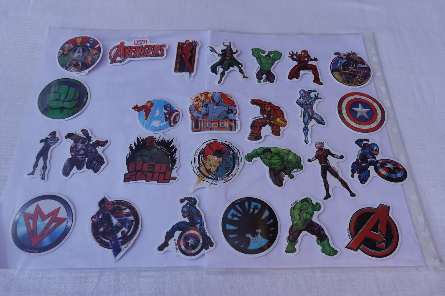Marvel lotto 50 adesivi