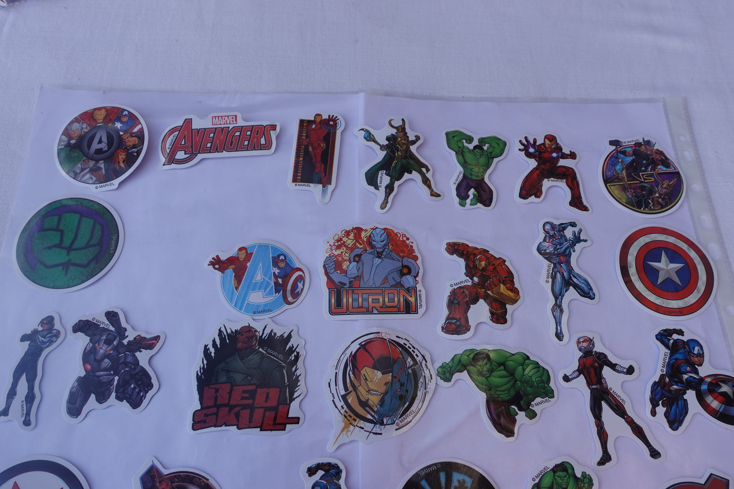 Marvel lotto 50 adesivi