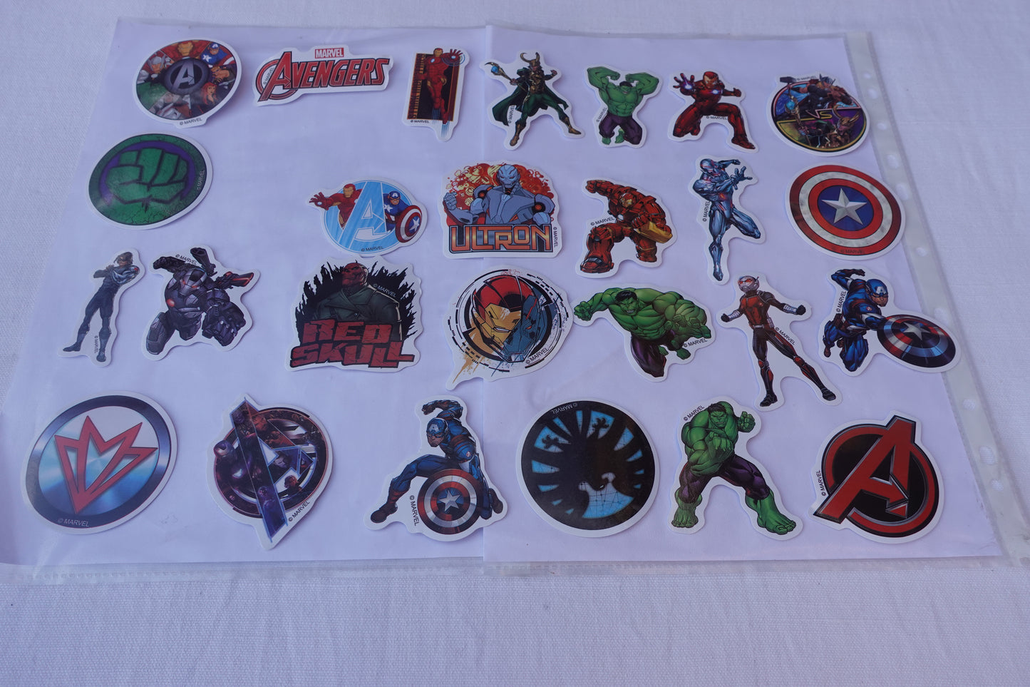 Marvel lotto 50 adesivi