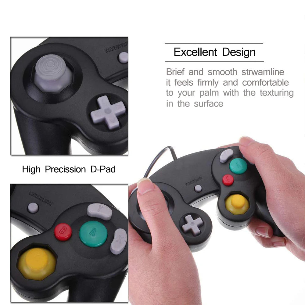 Wired Gamepad for Nintend NGC GC for Gamecube Controller for Wii Wiiu Gamecube Joystick Joypad Game Accessory