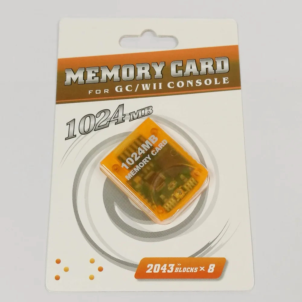 1024 M memory card For GameCube GC For Wii Console Memory Storage Card Saver