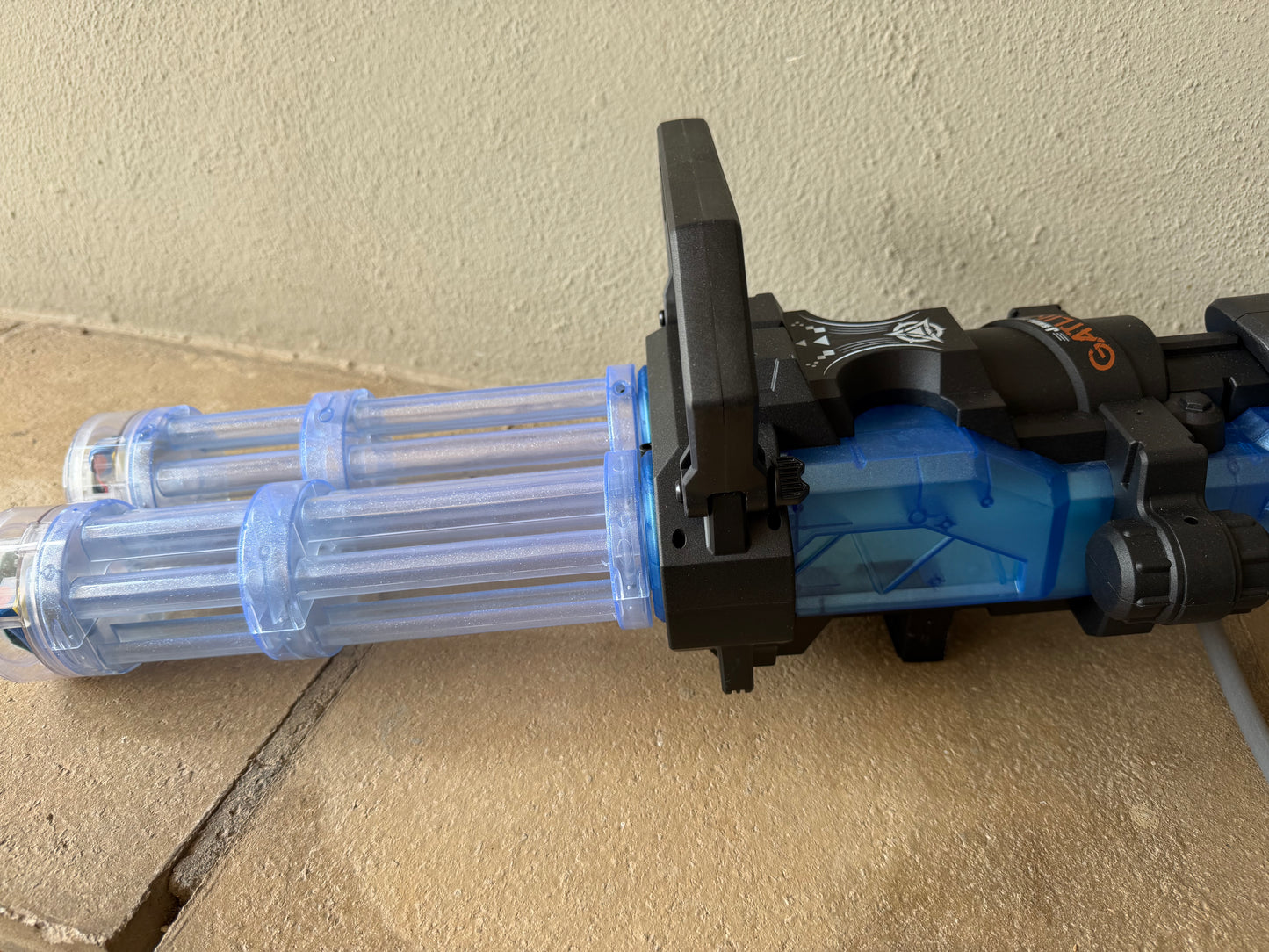 Fucile ad Acqua Elettrico "Gatling" (VULCAN) - Raffica Rapida e Trasparente