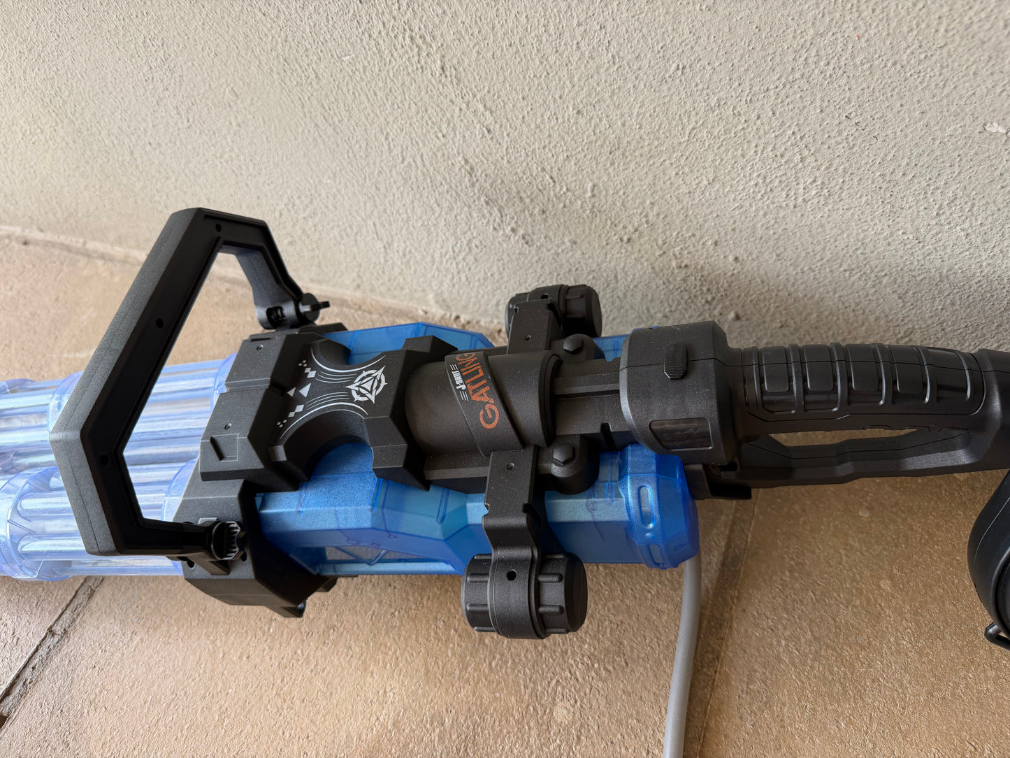 Fucile ad Acqua Elettrico "Gatling" (VULCAN) - Raffica Rapida e Trasparente