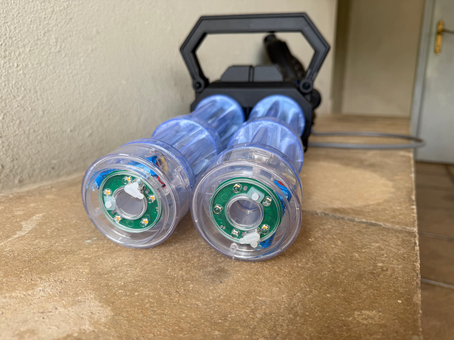 Fucile ad Acqua Elettrico "Gatling" (VULCAN) - Raffica Rapida e Trasparente