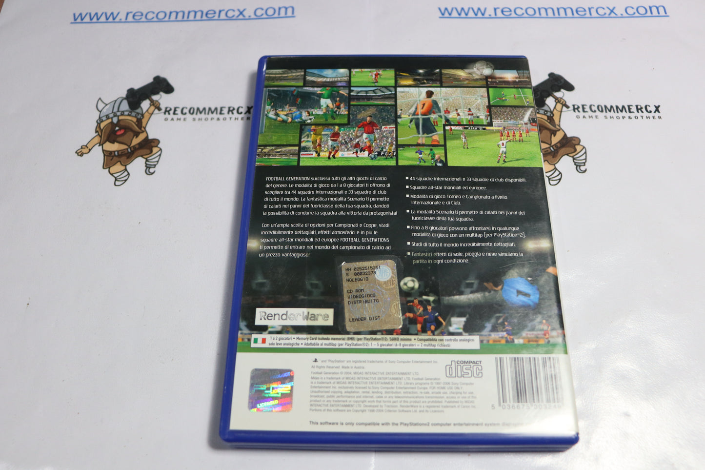 football generation. ps2