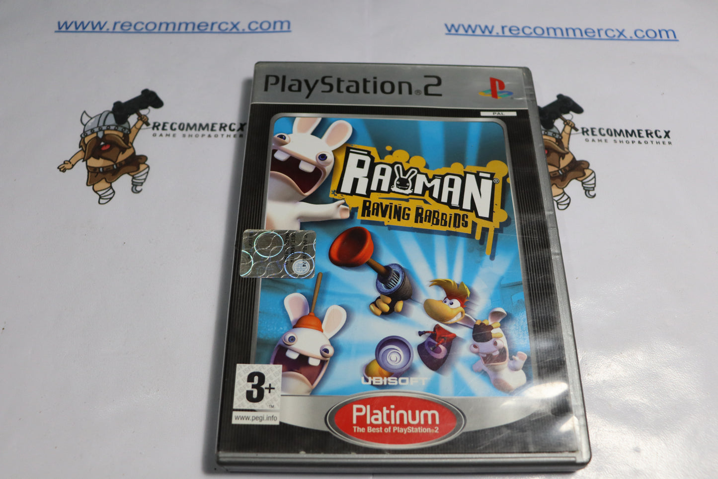 rayman raving rabbids. playstation 2