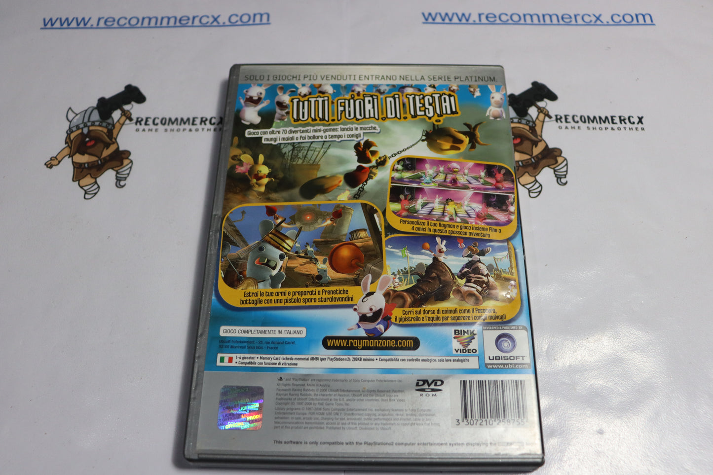 rayman raving rabbids. playstation 2