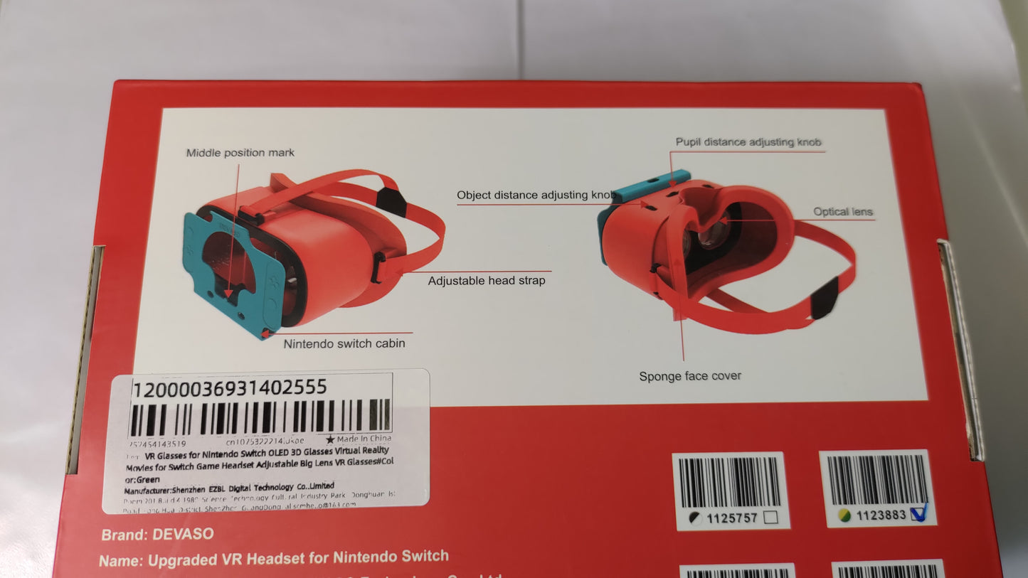 Visore VR per Nintendo Switch - Realtà Virtuale Immersiva