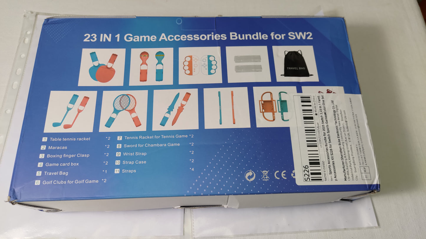 Kit Accessori Sport Nintendo Switch 23 IN 1 !
