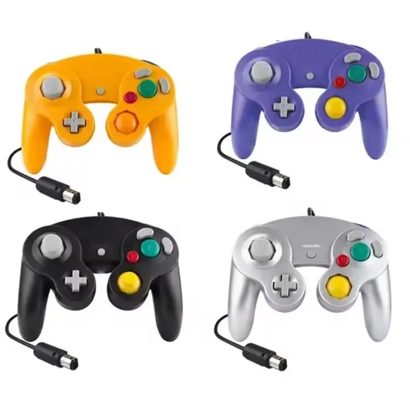 Wired Game Controller for GameCube NGC Single Button Wired Gamepad Joystick for NGC Game Console
