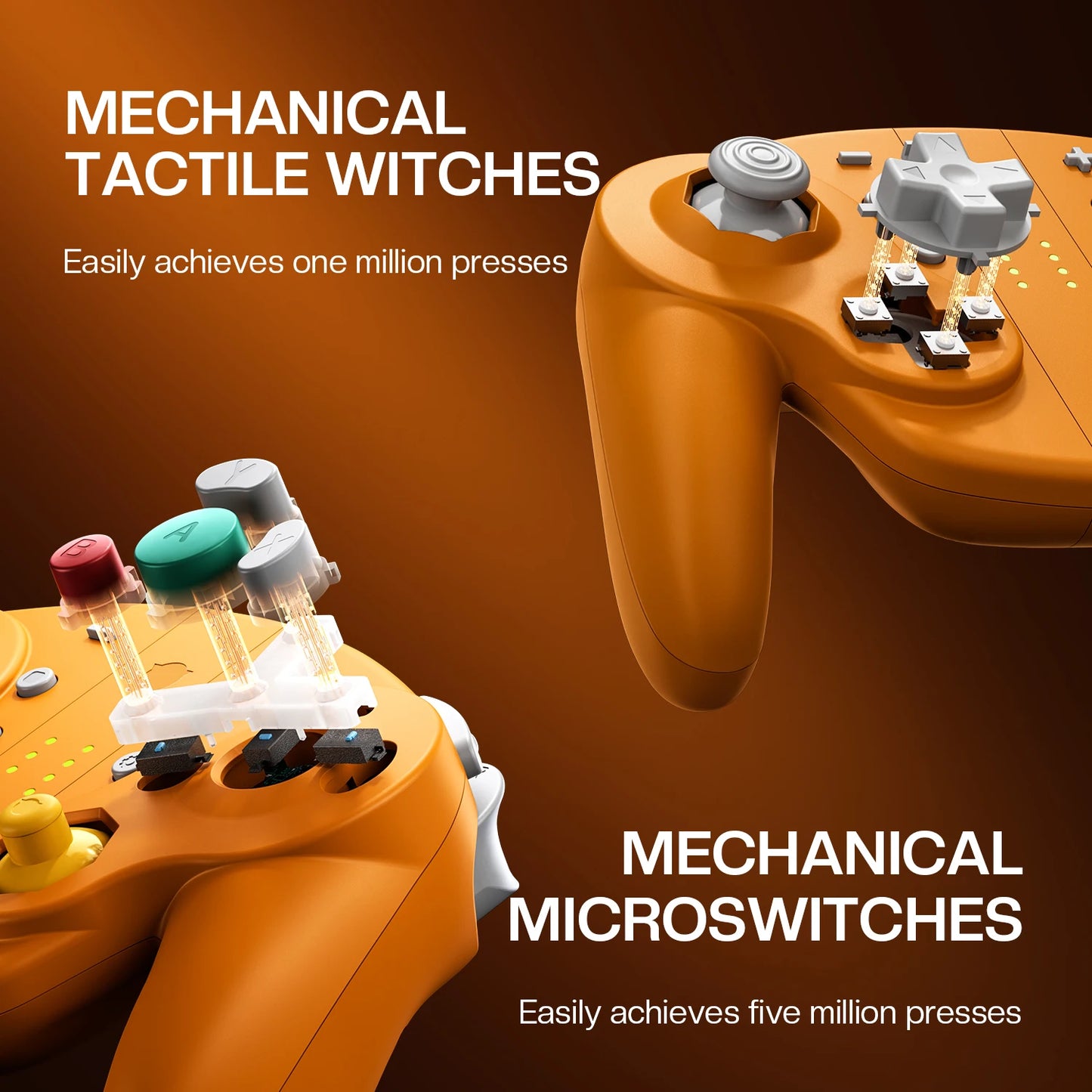 NYXI Wizard 2 Game Controller NGC Style Switch PC, Hall, NFC, 5.0 Bluetooth, 8-hour Playtime