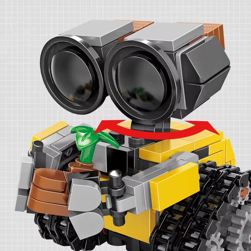 Micro Costruzioni Mini Robot Wall-E - Set Creativo 200 pezzi