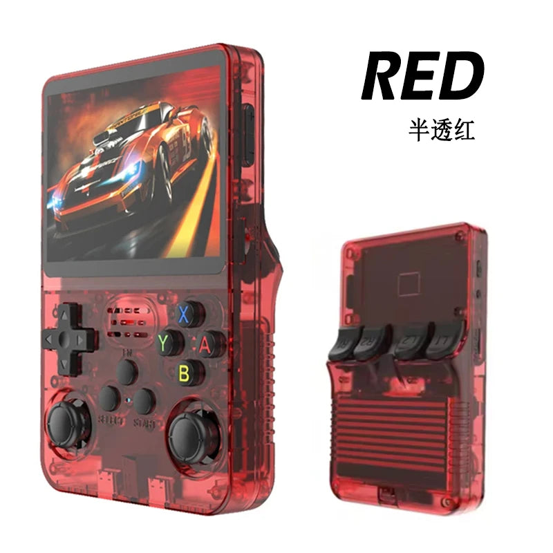 R36S Retro Handheld Video Game Console ARKOS System 3.5 Inch IPS Screen Classic Portable Pocket Video Player 128G Games Boy Gift