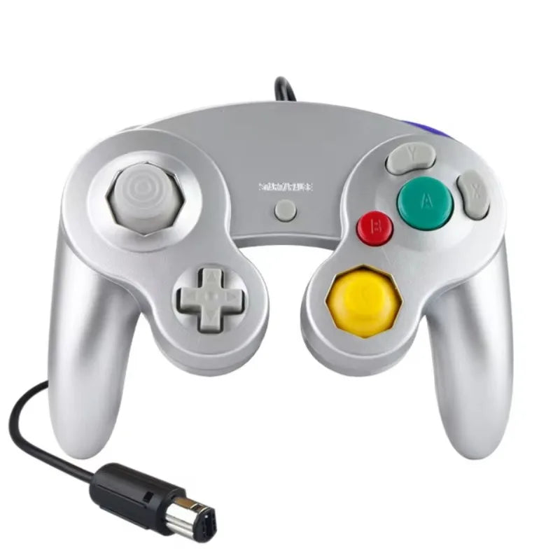 Wired Game Controller for GameCube NGC Single Button Wired Gamepad Joystick for NGC Game Console