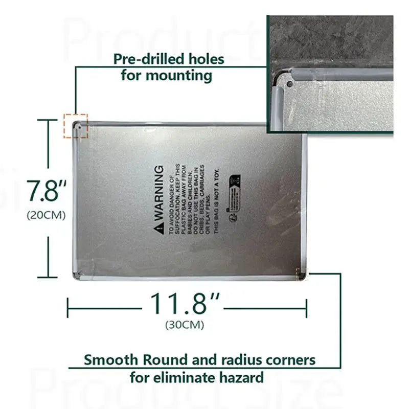 1pc Resident Evil Movie Metal Poster Tin Sign - 20x30cm Plate