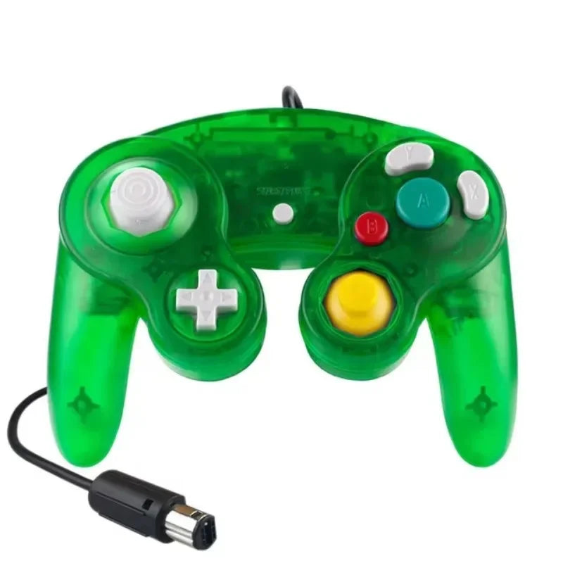 Wired Game Controller for GameCube NGC Single Button Wired Gamepad Joystick for NGC Game Console