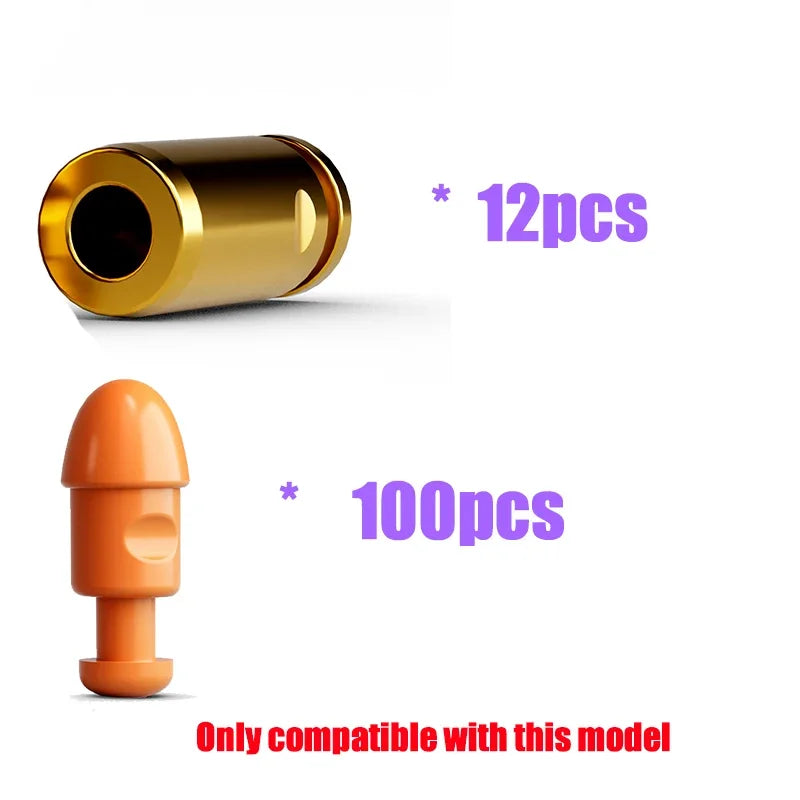 Pistol Gun Soft Bullet Gun With Blowback, Single Shot And Shell Ejcetion Capability, Blaster, Outdoor Sports Shooting Game