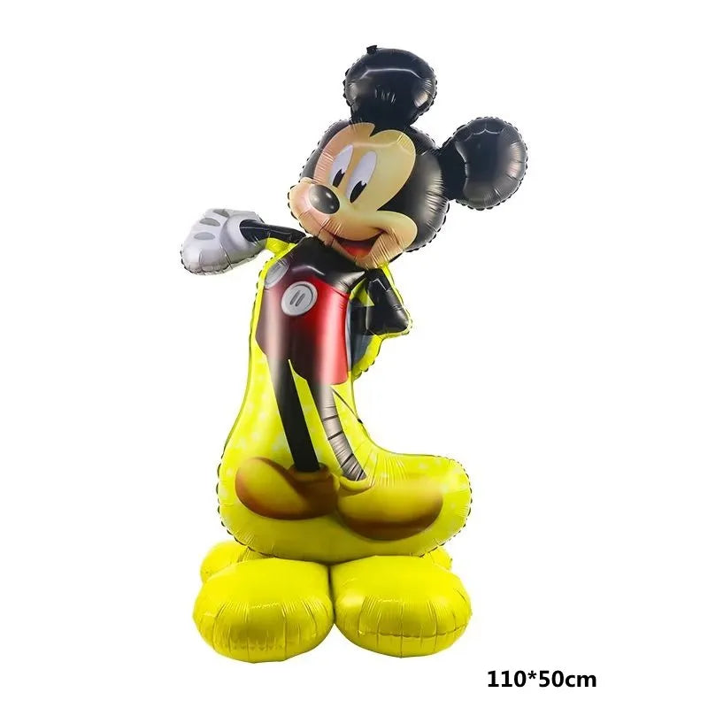 110x50cm Large Mickey Minnie Mouse Foil Balloons Birthday Party Decoration Baby Shower Kids Inflatable Toys Air Globos Gifts