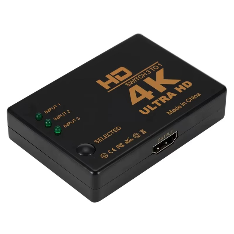Switch compatibile hdmi switcher 4k 3 uscite 1 entrata