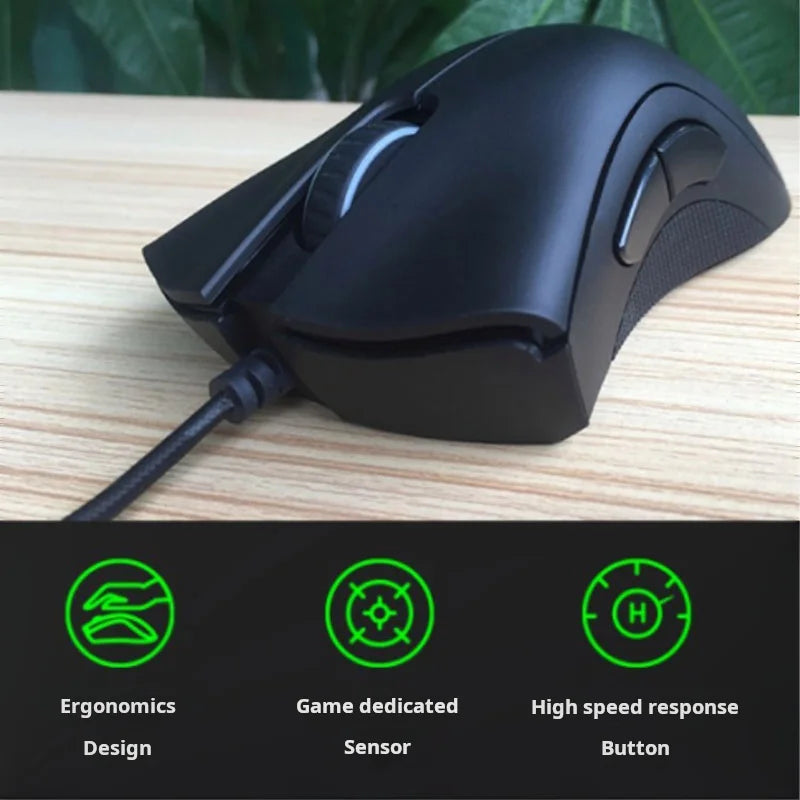 Razer Deathadder Viper Standard Edition 6400 Wired Gaming mouse New esports LOL