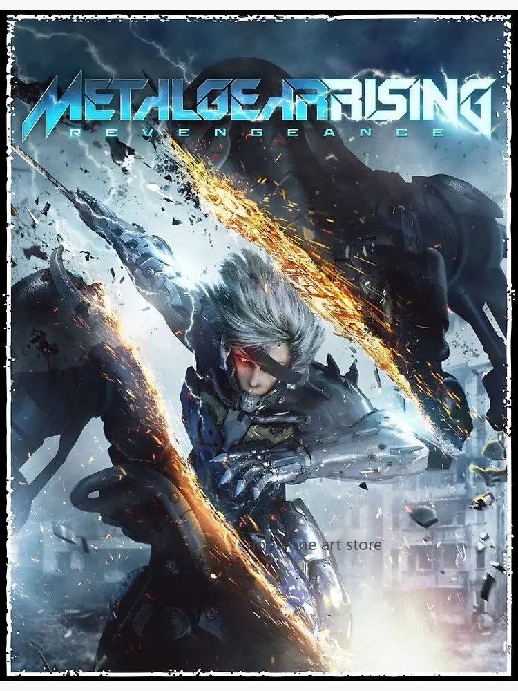 Metal Gear Solid Series Art Poster - Canvas Print Wall Decor for Game Enthusiasts