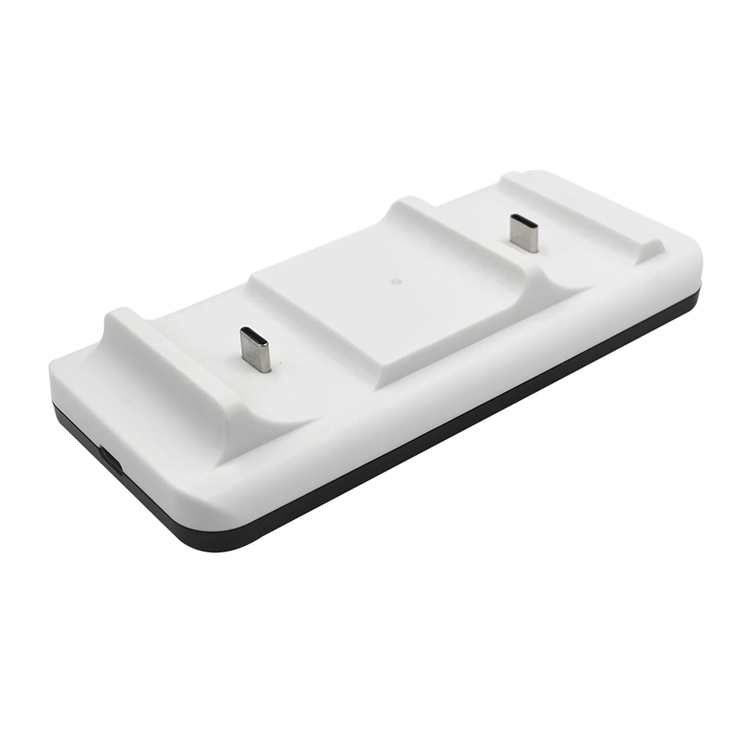 The charger is suitable for PS5 game controllers, supports 2 PS5 controllers to charge, with charging indicator/USB cable