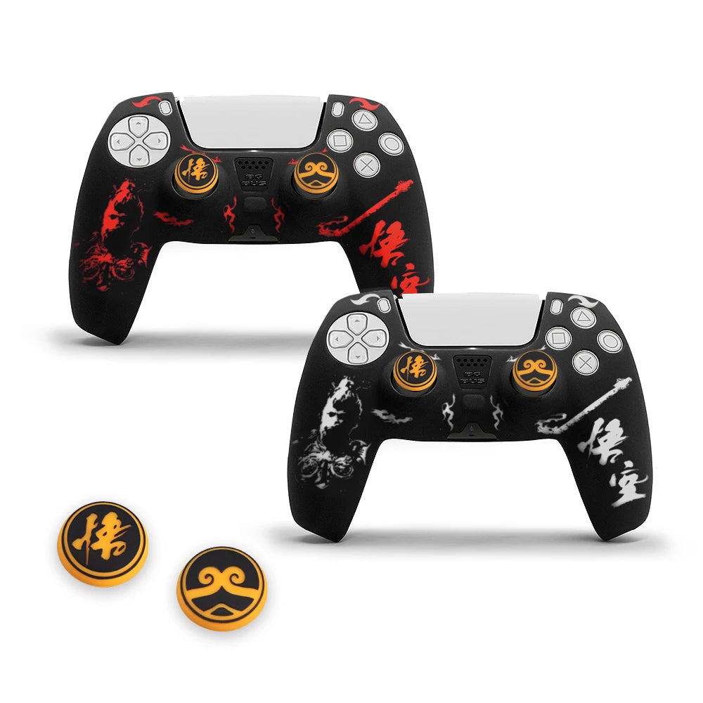 PS5 controller skin anti slip silicone sleeve protective sleeve handle sleeve dustproof, suitable for PS5 Playstation