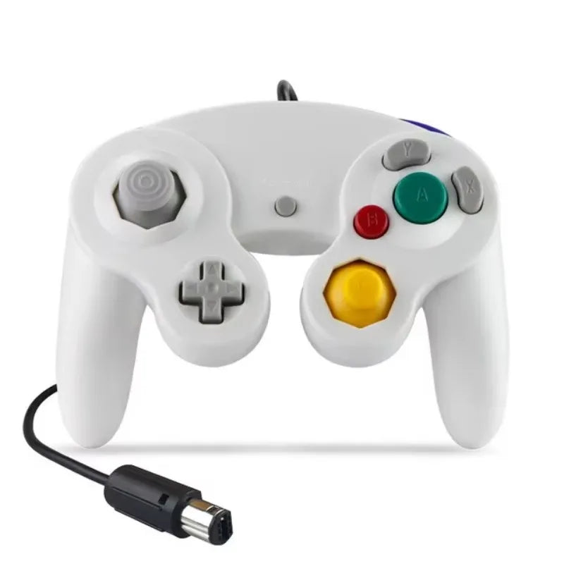 Wired Game Controller for GameCube NGC Single Button Wired Gamepad Joystick for NGC Game Console