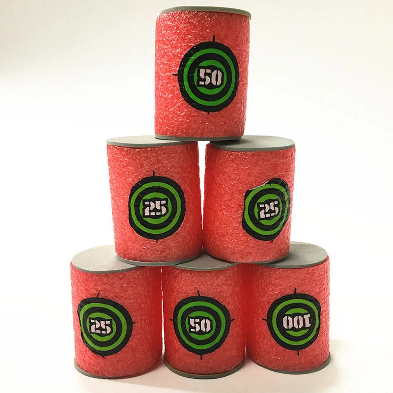 100/50pcs 7.2cm Refill Darts Bullets for Nerf N-Strike Elite Series Blasters Gun Soft Bullet Foam Guns Accessories Children Toy