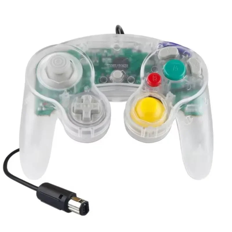 Wired Game Controller for GameCube NGC Single Button Wired Gamepad Joystick for NGC Game Console