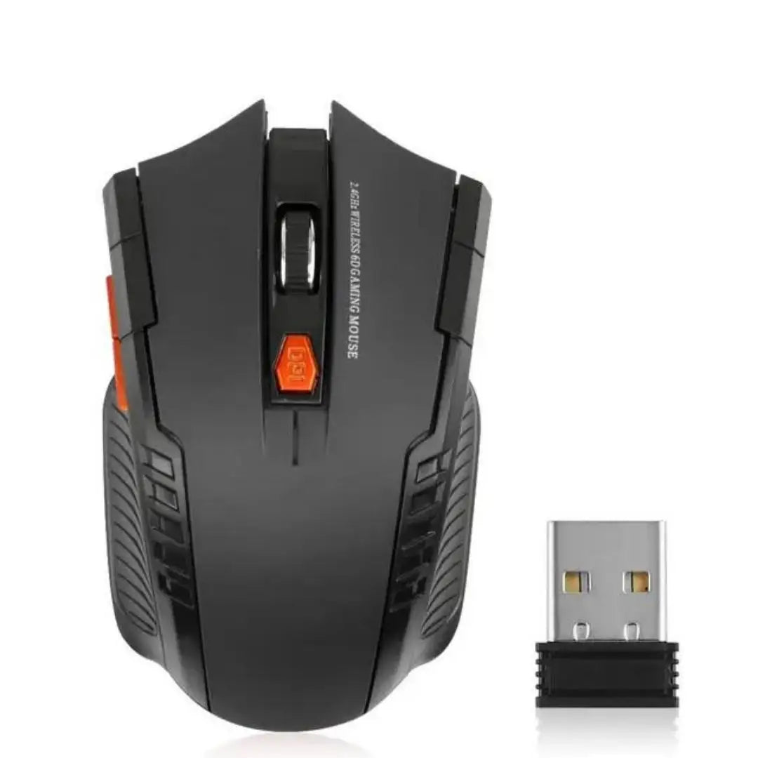 2.4G Wireless Mouse 1600DPI Optical Mouse Computer Gaming Mouse 6 Buttons Wireless Mouse with USB Receiver