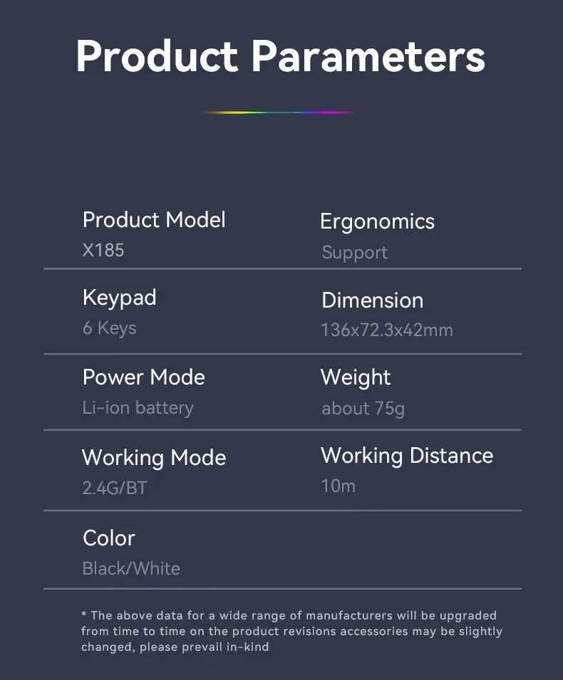 Bluetooth 5.2 Mouse RGB 2.4G Wireless Mouse Dual-Mode Gaming Mouse 6 Buttons Silent Mouse For MacBook Tablet Laptops Computer