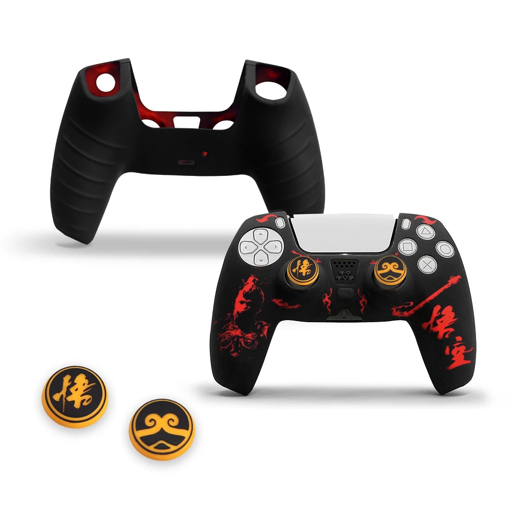 PS5 controller skin anti slip silicone sleeve protective sleeve handle sleeve dustproof, suitable for PS5 Playstation