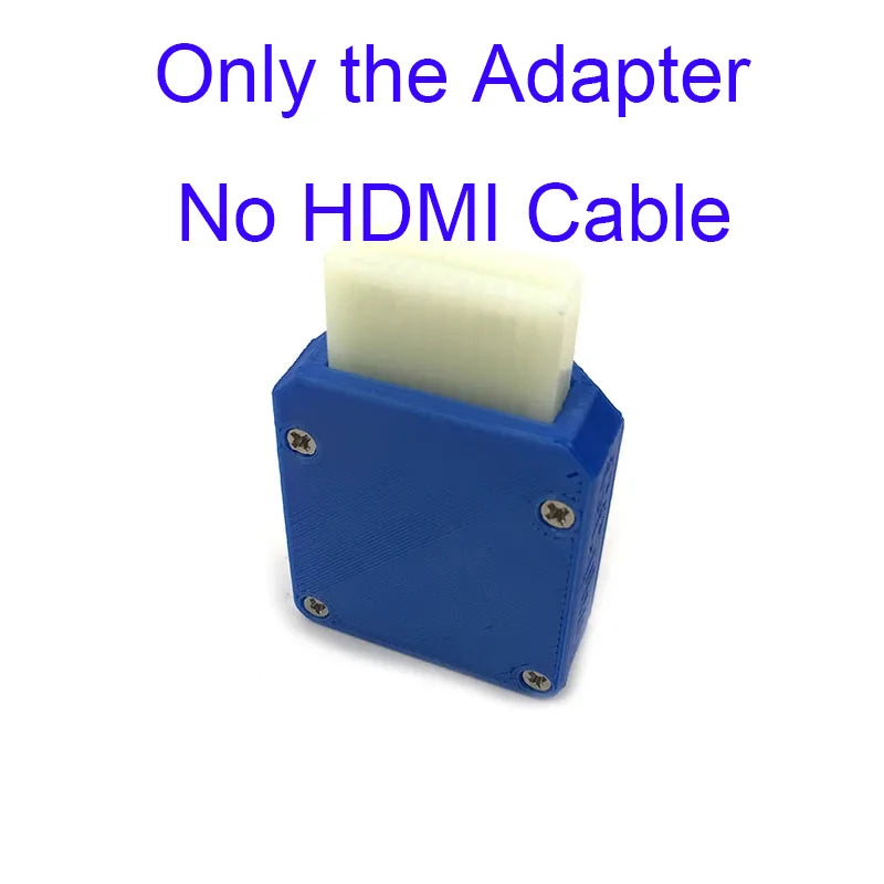 For Nintendo Gamecube Mini HDMI-compatible Adapter W/ 5FT HDMI-compatible Cable For NGC