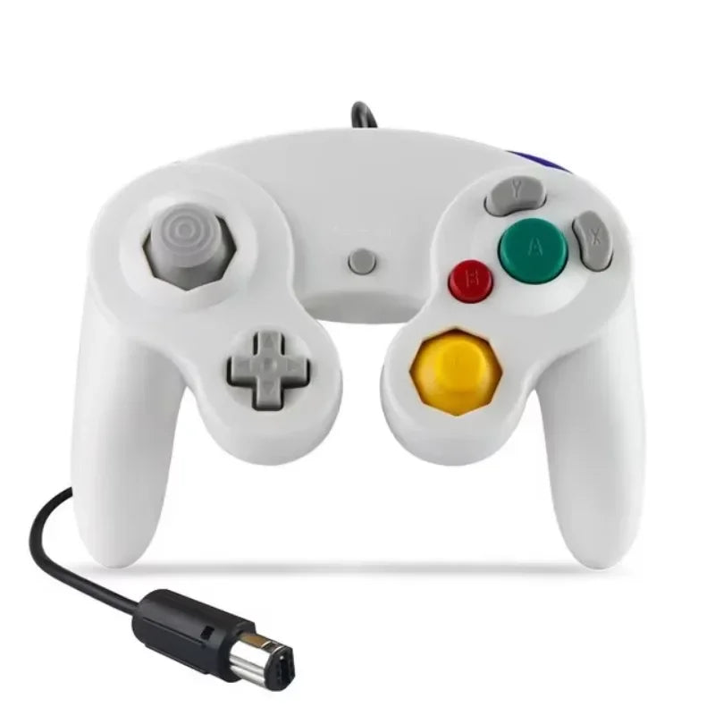 Wired Game Controller for GameCube NGC Single Button Wired Gamepad Joystick for NGC Game Console
